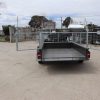 8x5 Single Axle Box 2ft Cage Trailer Heavy Duty