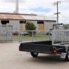 8x5 Single Axle Box 2ft Cage Trailer Heavy Duty
