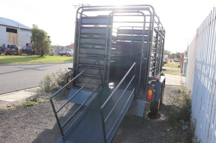 Stock Crate Trailers with Railings