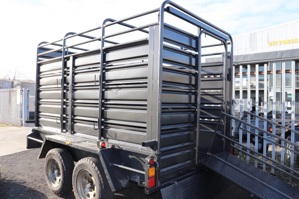 Stock Crate Trailers with Railings